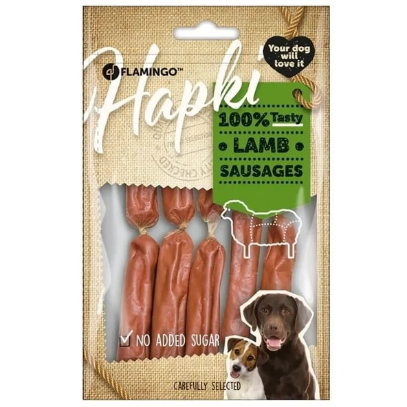 Flamingo Lamb Snack Kuzulu Sosis Köpek Ödülü 85 Gr