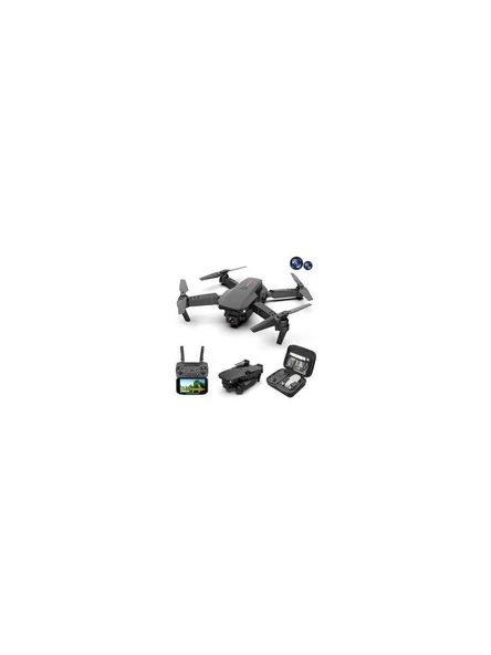 DRONE E88 4K Hd Çift Kameralı Drone App Kontrol Wifi Li Katlanabilir X3 Batarya
