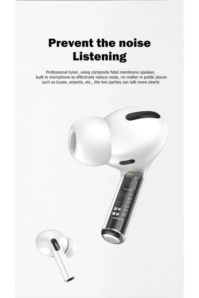 T3 Iphone Ve Android Uyumlu Air Pro 2 Premium Bluetooth Kulaklık - 6
