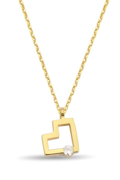 Kalp Model Altın Kolye