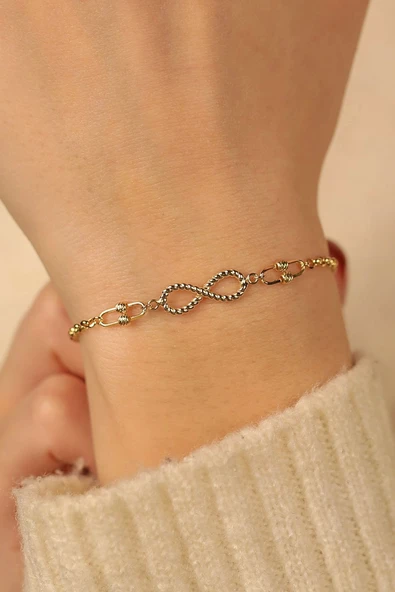 Sonsuzluk Doç Zincir Altın Bileklik