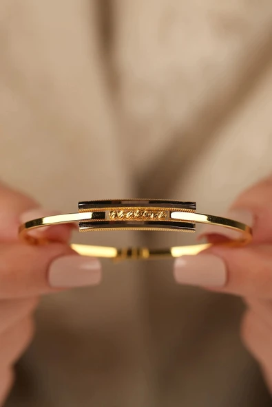 Dorikalı Kaburga Kelepçe Altın Bilezik - 2