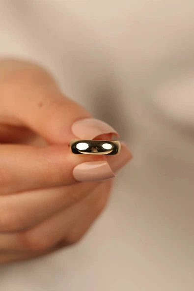 6mm Alyans Altın Yüzük - Resim 2