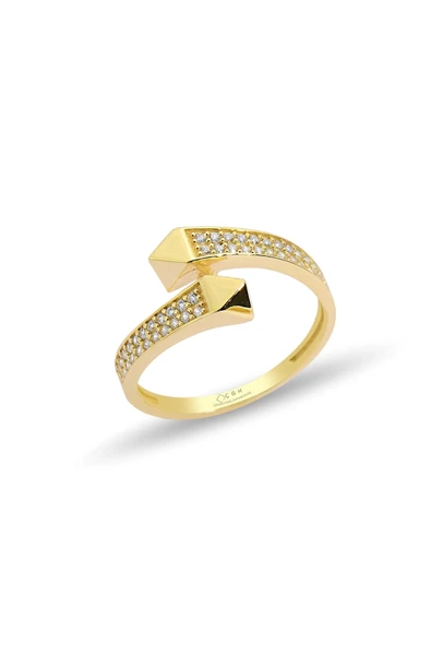 Taşlı Eklem Altın Yüzük ürün görseli 1