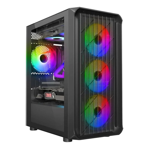 GAMEBOOSTER  gb-g205bb usb3.0 mesh panel siyah kasa psu yok - 2