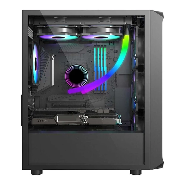 GAMEBOOSTER  gb-g205bb usb3.0 mesh panel siyah kasa psu yok - 4