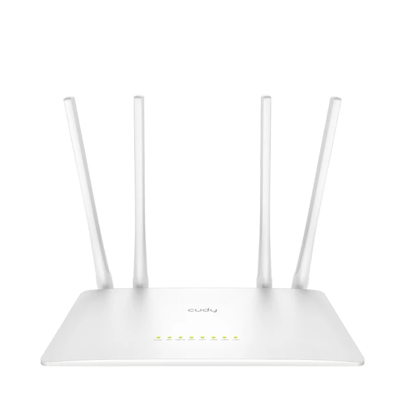 Cudy WR1200 AC1200 2.4GHz/5GHz 1200Mbps AP/RE/WISP 5*FE Port MU-MIMO Kablosuz Wi-Fi Router