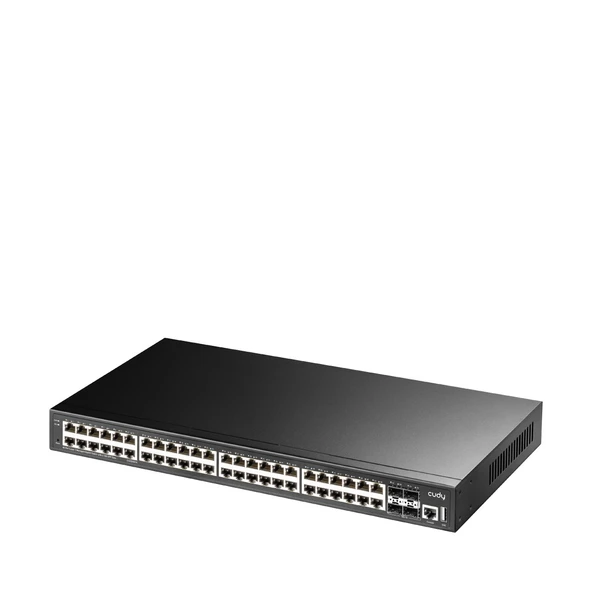 Cudy GS5048S4 48 Port Gigabit 4*10G SFP+ 1*RJ45&USB 19" Rock-Mount Çelik Layer3 Yönetilebilir Switch - 2