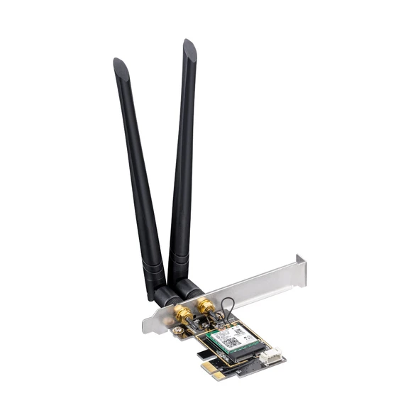 Cudy WE3000 AX3000Mbps 2.4GHz/5GHz 2*5dBi Anten BT5.2 MU-MIMO Kablosuz Wi-Fi 6 PCIe Adaptör - 2