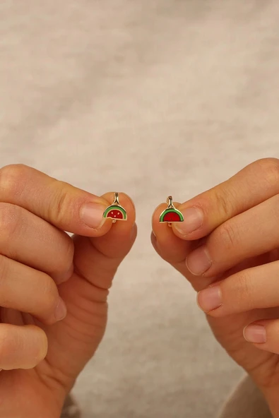 Karpuz Çocuk Altın Küpe - 2