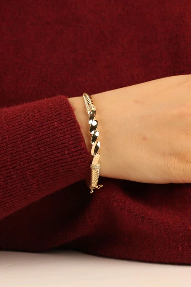 Burgu Altın Bilezik