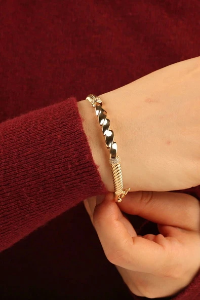 Burgu Altın Bilezik - 5