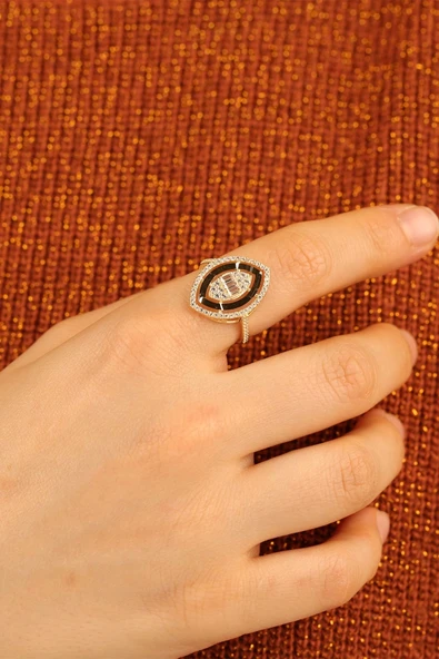 Baget Yeni Tarz Altın Yüzük - Resim 3