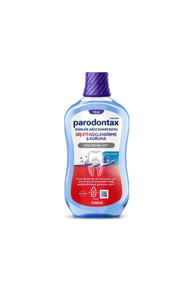 Parodontax Günlük Ağız Bakım Suyu Diş Eti Güçlendirme Ferah Nane 500 ml