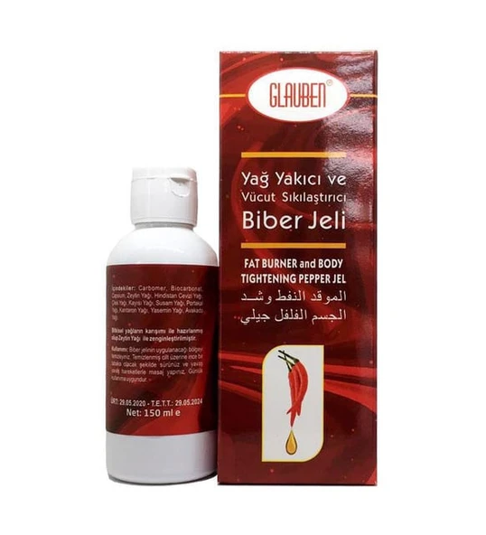 Glauben Yağ Yakıcı Ve Vücut Sıklaştırıcı Biber Jeli 150 ML - 2