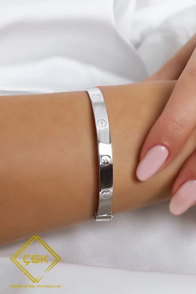 8 Ayar Altın Kelepçe Bilezik