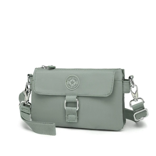 Minik Boy Smart Bags Postacı Kadın Çantası Krinkıl Kumaş 1147 - 8