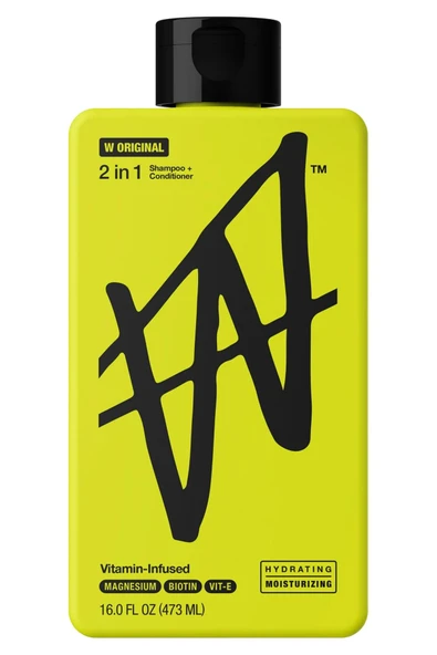 W Labs Original 2'si 1 Arada Nemlendirici Şampuan ve Saç Kremi 473ML