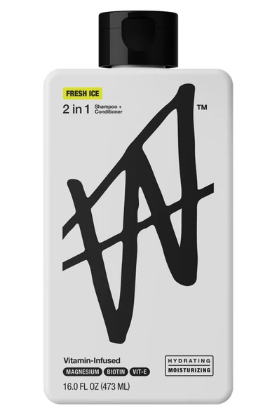 W Labs Fresh Ice 2'si 1 Arada Nemlendirici Şampuan ve Saç Kremi 473ML