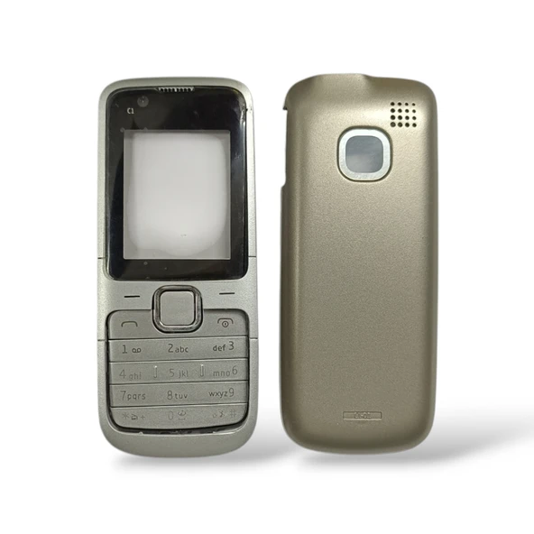 Nokia C1-01 Kapak Nokia C1-01 uyumlu Gri Kapak arka kapak tuş takımı ürün görseli 1