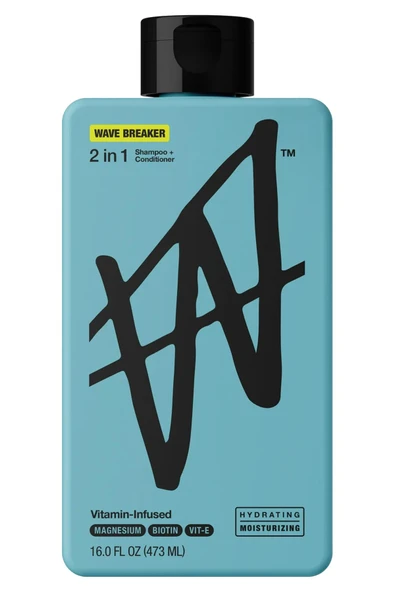 W Labs Wave Breaker 2'si 1 Arada Nemlendirici Şampuan ve Saç Kremi 473ML