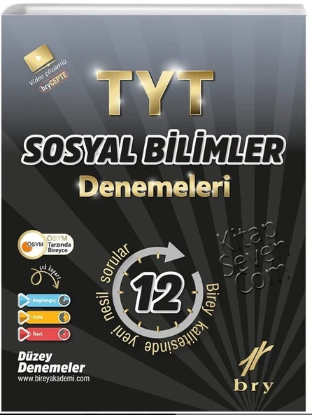 TYT Sosyal Bilimler 12 Li Denemeleri Birey Yayınları