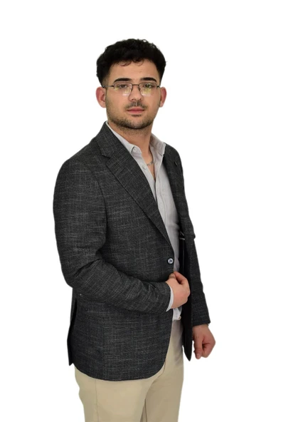 Erkek Tek Spor Ceket 4 Drop BGL-ST04469 - Resim 4