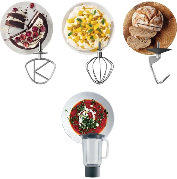 KVC3110S 1000W 4,6L Chef Mutfak Şefi Stand Mikser + Blender Aparatı - 5
