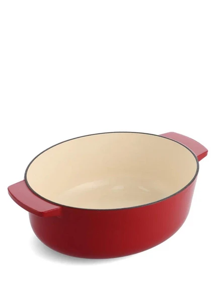Kitchenaid Kırmızı Oval Döküm Demir Tencere 30 cm - 3
