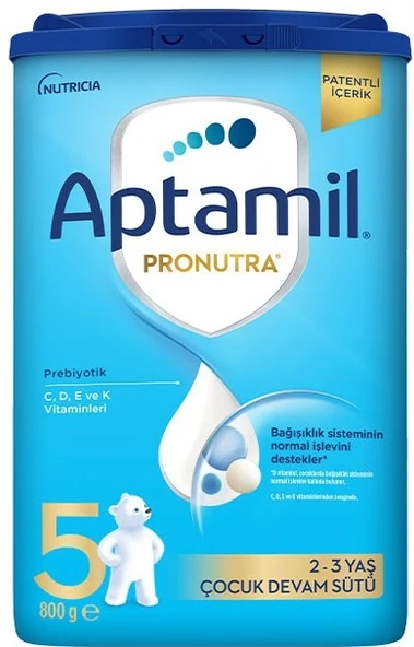 Nutrıcıa Aptamil Pronutra 800GR Devam Sütü No:5 (2-3 Yaş)