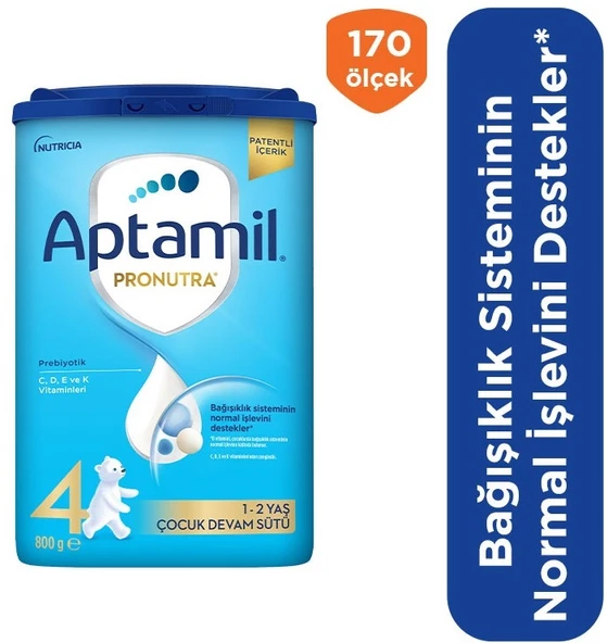 Nutrıcıa Aptamil Pronutra 800GR Devam Sütü No:4 (1-2 Yaş)