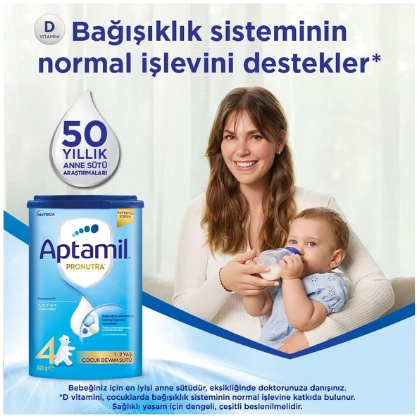 Nutrıcıa Aptamil Pronutra 800GR Devam Sütü No:5 (2-3 Yaş) - 5