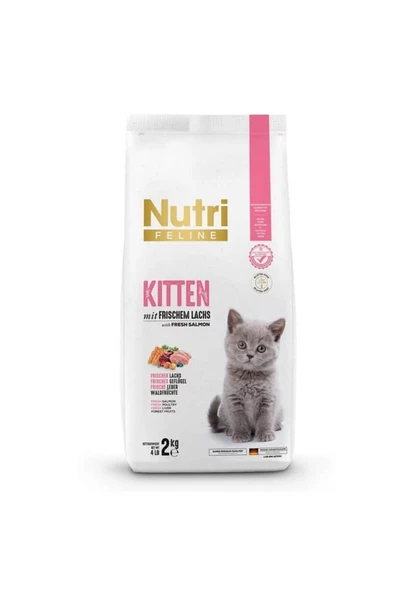 Kitten - Yavru Düşük Tahıllı, Glutensiz, Taze Etli Kuru Kedi Maması - Almanya Üretimi