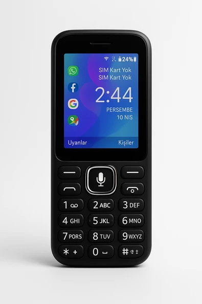 LG Tuşlu Telefon,Siyah,WhatsApp, Facebook, Wi-Fi, Bluetooth, Kamera, Çift SIM, FM Radyo