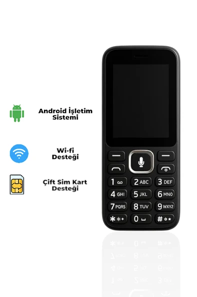 LG Tuşlu Telefon,Siyah,WhatsApp, Facebook, Wi-Fi, Bluetooth, Kamera, Çift SIM, FM Radyo - 2