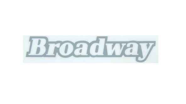 BROADWAY KAĞIT YAZI AÇIK GRİ ürün görseli