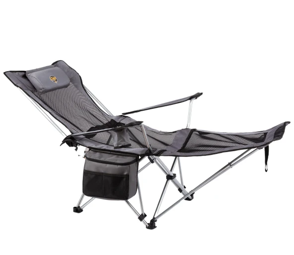 FUNKY CHAIRS Lazy 3 Plus Yatabilen Kamp Sandalyesi Gri