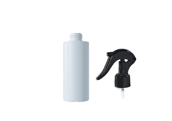 250ml beyaz plastik triger sprey başlıklı şişe, 12 adet, sprey şişesi, triger başlıklı şişe, kozmetik şişe, sanayi tipi şişe, plastik şişe