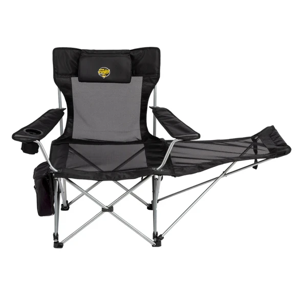 FUNKY CHAIRS Lazy 3 Plus Yatabilen Kamp Sandalyesi Siyah - Resim 2