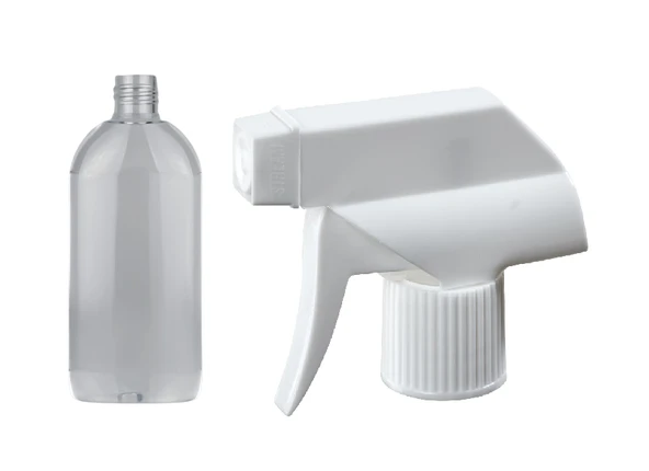 500ml şeffaf plastik triger sprey başlıklı şişe, 12 adet, sprey şişesi, triger başlıklı şişe, kozmetik şişe, sanayi tipi şişe, plastik şişe