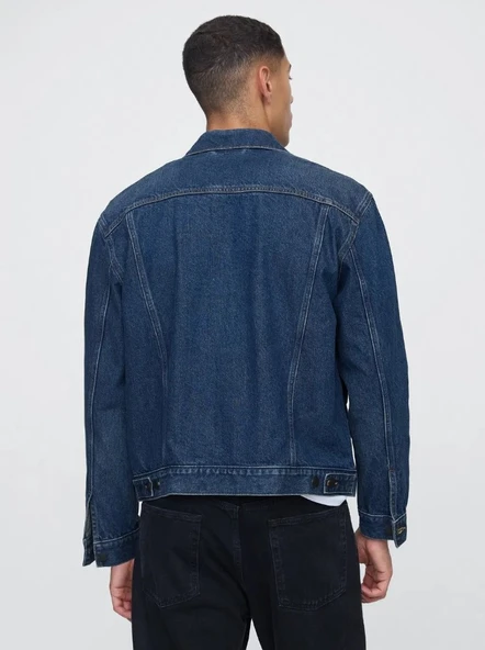 Gap V-New Denim Icon Jacket - Lıght 722737000 Icon Denim Ceket Erkek Kot Ceket - Resim 8