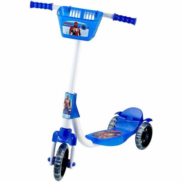 Oyuncak 3 Tekerli Spiderman Scooter