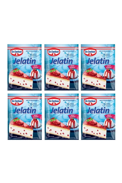Dr.oetker Toz Jelatin 6 Gx6 Adet
