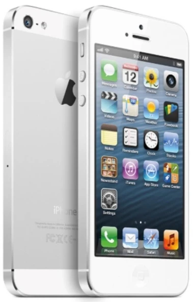 Apple iPhone 5 16 GB silvir  Bozuk Hasarlı Cep Telefonu
