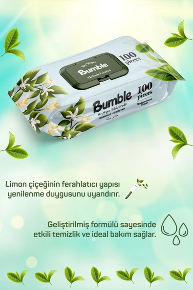 BUMBLE AKDENİZ ESİNTİSİ ISLAK MENDİL 72 YAPRAK 3'LÜ PAKET - 3