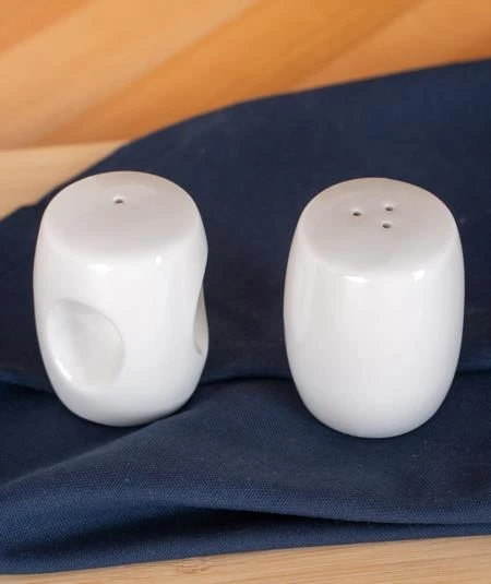 Bianco Perla Tuzluk/Biberlik Seti - 7 cm (Porselen)