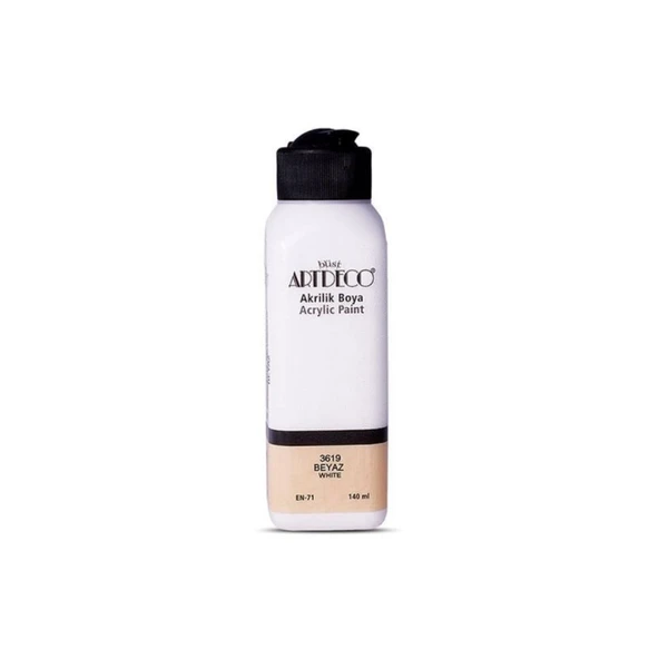 Artdeco 140 ml 3619 Beyaz Akrilik Boya