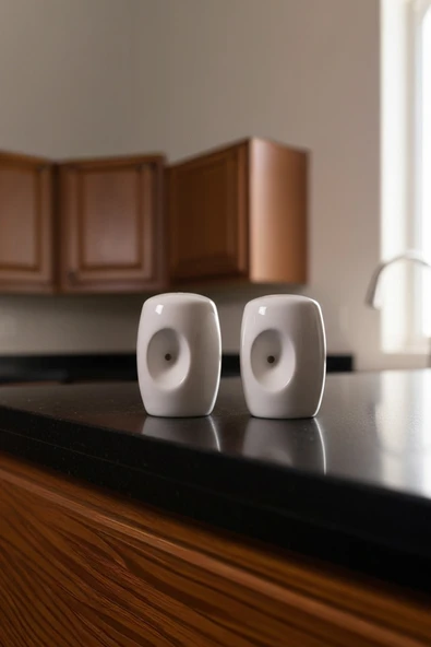 Bianco Perla Tuzluk/Biberlik Seti - 7 cm (Porselen) - 2