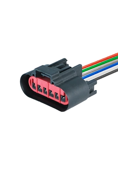 Pedal Bağlantı Soketi 6 Pin Kablolu - 2