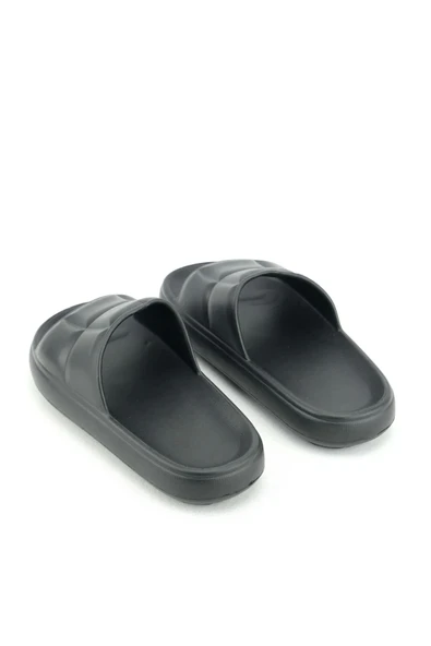 Kareli Yumuşak Tabanlı Unisex Slide Bahçe Plaj Havuz Deniz Yazlık Günlük Terlik - Resim 13